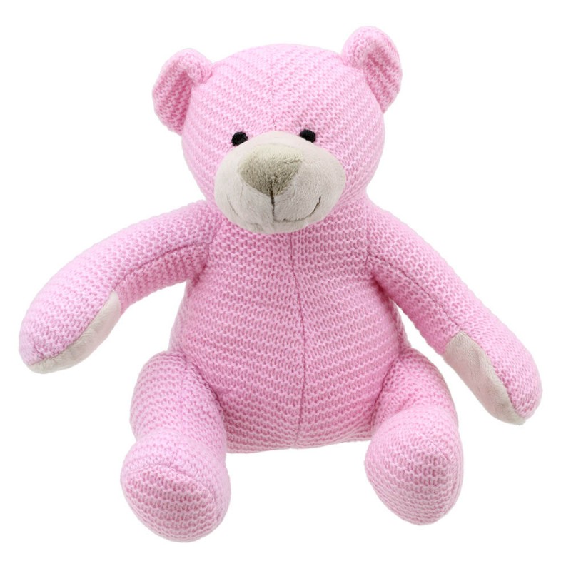 Bear - Pink Medium - Wilberry Knitted